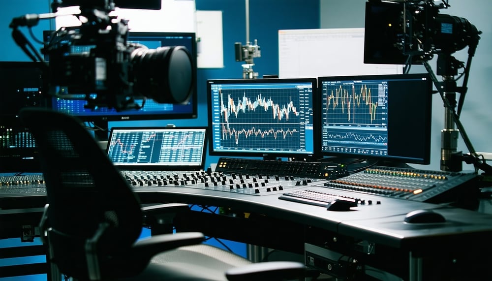 Financial news and radio broadcasting services